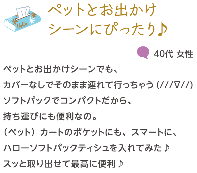 ペットとお出かけシーンにぴったり♪